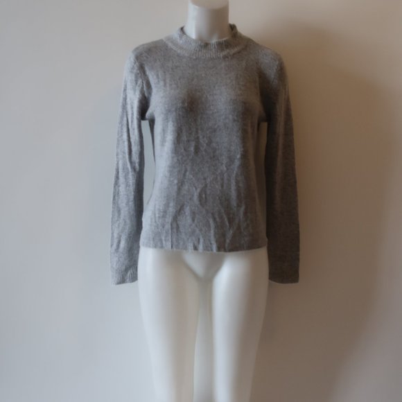 NWT RUBY AND JENNA GREY CROSS BACK OPEN SWEATER SZ S* - Picture 2 of 8